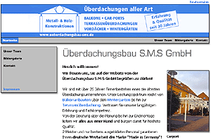 �berdachungsbau S.M.S GmbH
