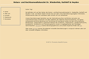 Rechtsanw�lte Wiedenfels, Rathleff und Heyden