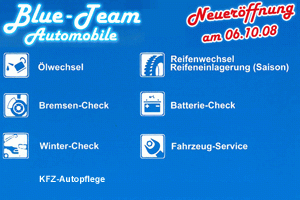 Blue-Team Automobile