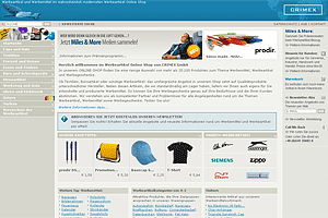 CRIMEX GmbH, Werbemittel und Werbeartikel