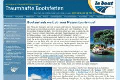 Logo Le Boat Hausbootvermietung