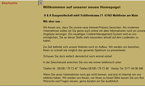 A & A Baugesellschaft mbH