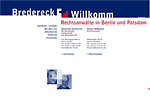 Bredereck Willkomm Rechtsanw�lte Berlin