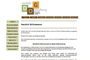 Hundeschule, Mobile Dog Academy