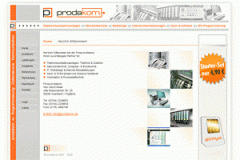 Logo prodakom - IT, Telekommunikation, Webdesign, Hardware & Software